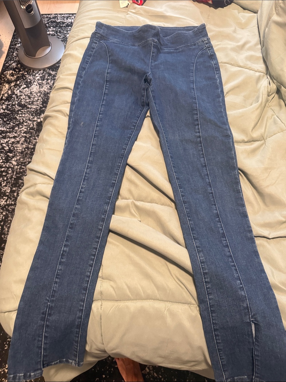 We the free double Dutch split skinny size small black